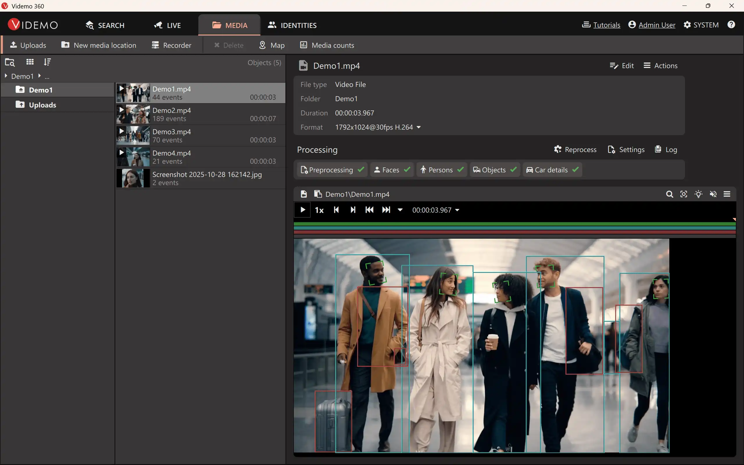 Videmo 360 - Retrospective Video Analysis - Screenshot 1